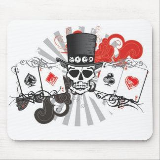 スカルのmousepad マウスパッド