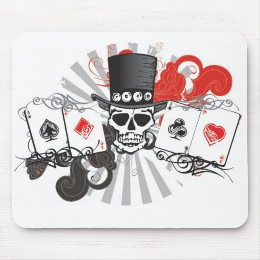 スカルのmousepad マウスパッド (正面)