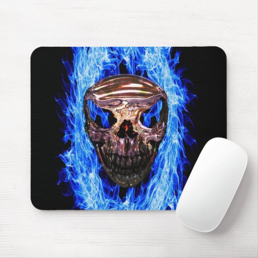 スカルのmousepad マウスパッド (マウス)