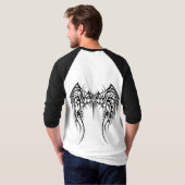 スカルのnの翼 tシャツ (裏面フル)