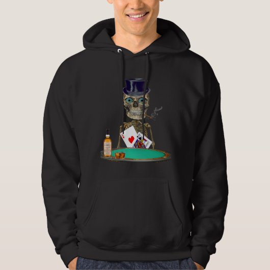 スカルのTシャツ パーカ (正面)