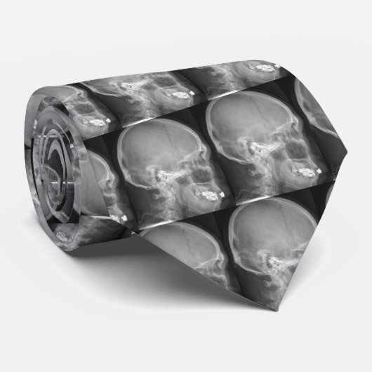 スカルのX線のネクタイ ネクタイ (ロール)