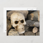 スカルはがき ポストカード (正面/裏面)