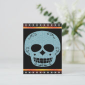 スカルはがき ポストカード (スタンド正面)