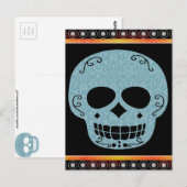 スカルはがき ポストカード (正面/裏面)