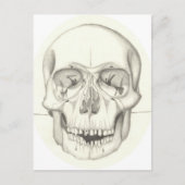 スカルはがき ポストカード (正面)