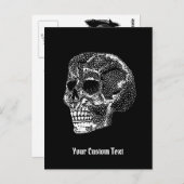 スカルはがき ポストカード (正面/裏面)