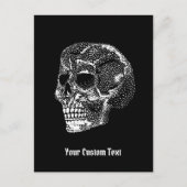 スカルはがき ポストカード (正面)