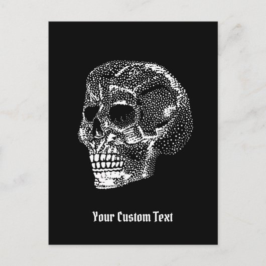 スカルはがき ポストカード (正面)