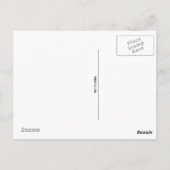 スカルはがき（赤） ポストカード (裏面)