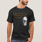スカルは振れます Tシャツ (正面)