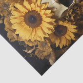 スカルひまわり金ゴールド 薄葉紙 (詳細)