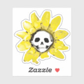 スカルひまわり シール (シート)