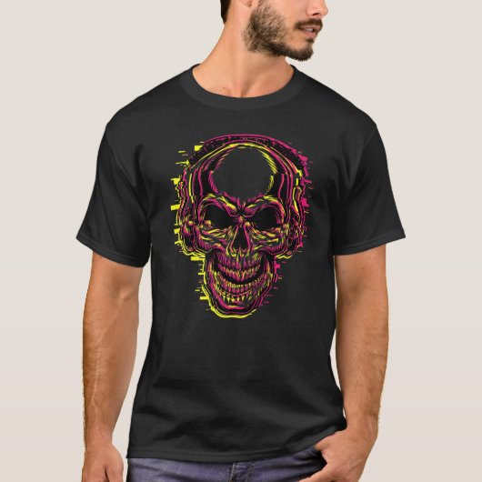 スカルぼやけ Tシャツ (正面)