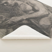 スカルを持つ男性の体（アルバート・エーデルフェルト著） シェルパブランケット (3/4)