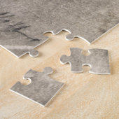 スカルを持つ男性の体（アルバート・エーデルフェルト著） ジグソーパズル (側面)