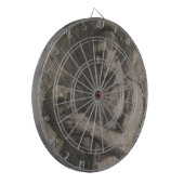 スカルを持つ男性の体（アルバート・エーデルフェルト著） ダーツボード (正面左)