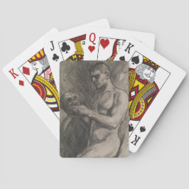 スカルを持つ男性の体（アルバート・エーデルフェルト著） トランプ