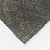 スカルを持つ男性の体（アルバート・エーデルフェルト著） フリースブランケット (角)