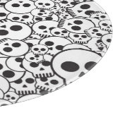 スカルを搭載するパターン カッティングボード (角)