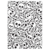 スカルを搭載するパターン クリップボード (裏面)