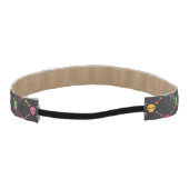 スカルを搭載する多彩なパターン アスレチックヘッドバンド (裏面)