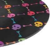 スカルを搭載する多彩なパターン カッティングボード (角)