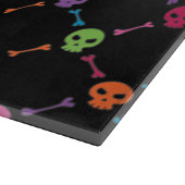 スカルを搭載する多彩なパターン カッティングボード (角)