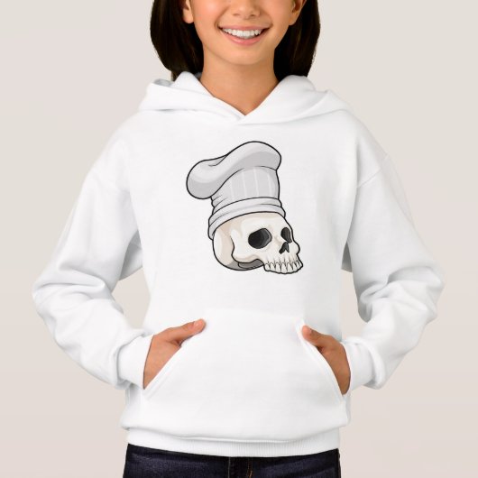 スカルを調理師としてChef hat (正面)