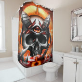 スカルアイジョー シャワーカーテン (インサイチュ)