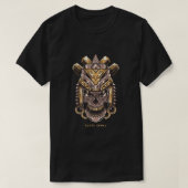 スカルアステカ戦士インカ文化摩耶文明 Tシャツ (デザイン正面)