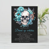 スカルアダルトドリンクアップウィッチハローウィンパーティ 招待状 (スタンド正面)