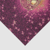 スカルアポップ・アートのート金ゴールドパープルグリッターカラフル 薄葉紙 (詳細)