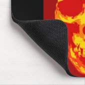 スカルアポップ・アートのート マウスパッド (コーナー)