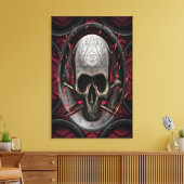 スカルアルズロンガヴィタブルビス キャンバスプリント (インサイチュ (リビング))