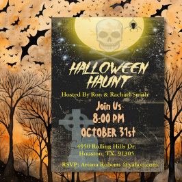 スカルアンドムーンハローウィンパーティ 招待状