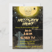 スカルアンドムーンハローウィンパーティ 招待状 (正面)