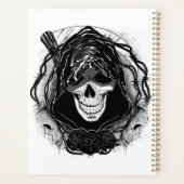 スカルアートデザイン プランナー手帳 (裏面)