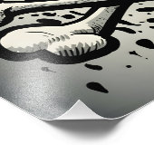 スカルアートプリント フォトプリント            (角)