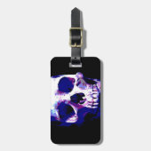 スカルアートワーク ラゲッジタグ (正面縦)