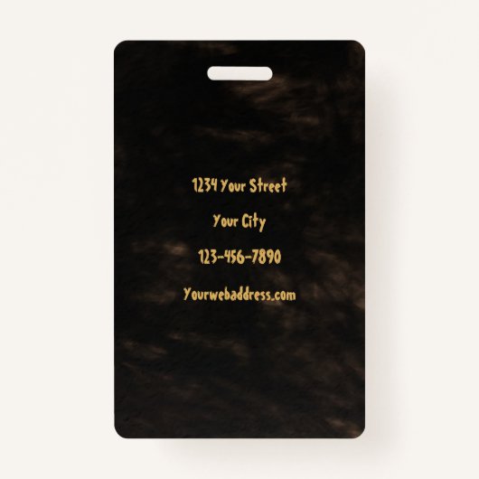 スカルイエローサンフラワーゴシックヴィンテージセピアスケッチ バッジ (裏面)