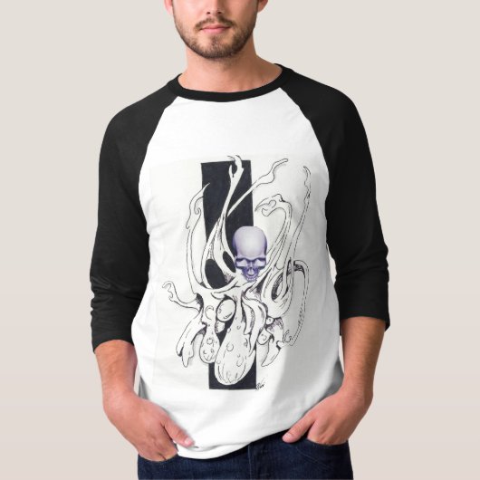 スカルイカ Tシャツ (正面)