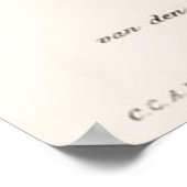 スカルイラストレーションヒト進化 ポスター (角)