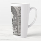 スカルイラストレーション カフェラテマグ (右)