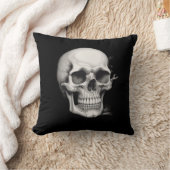 スカルイラストレーション クッション (ブランケット)