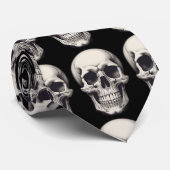スカルイラストレーション ネクタイ (ロール)