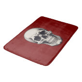 スカルイラストレーション バスマット (アングル)