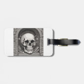 スカルイラストレーション ラゲッジタグ (裏面横)