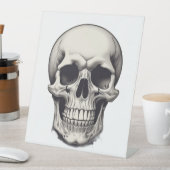 スカルイラストレーション 台座サイン (インサイチュ)