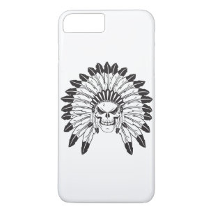 スカルインディアン長 iPhone 8 PLUS/7 PLUSケース